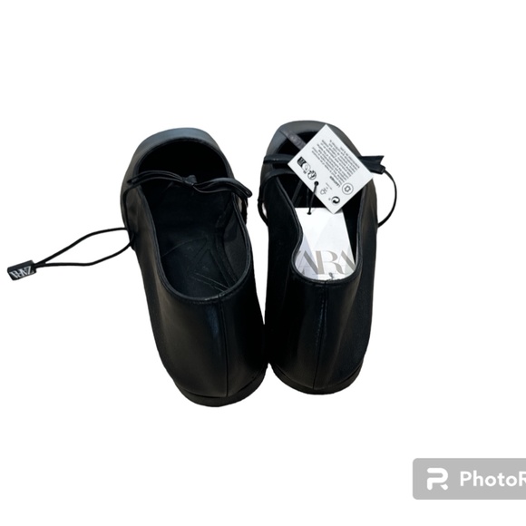 Zara Ballet Flats with Bow Trim Size 6.5 - Picture 11 of 11